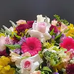 Basket Of Flowers - Colorful